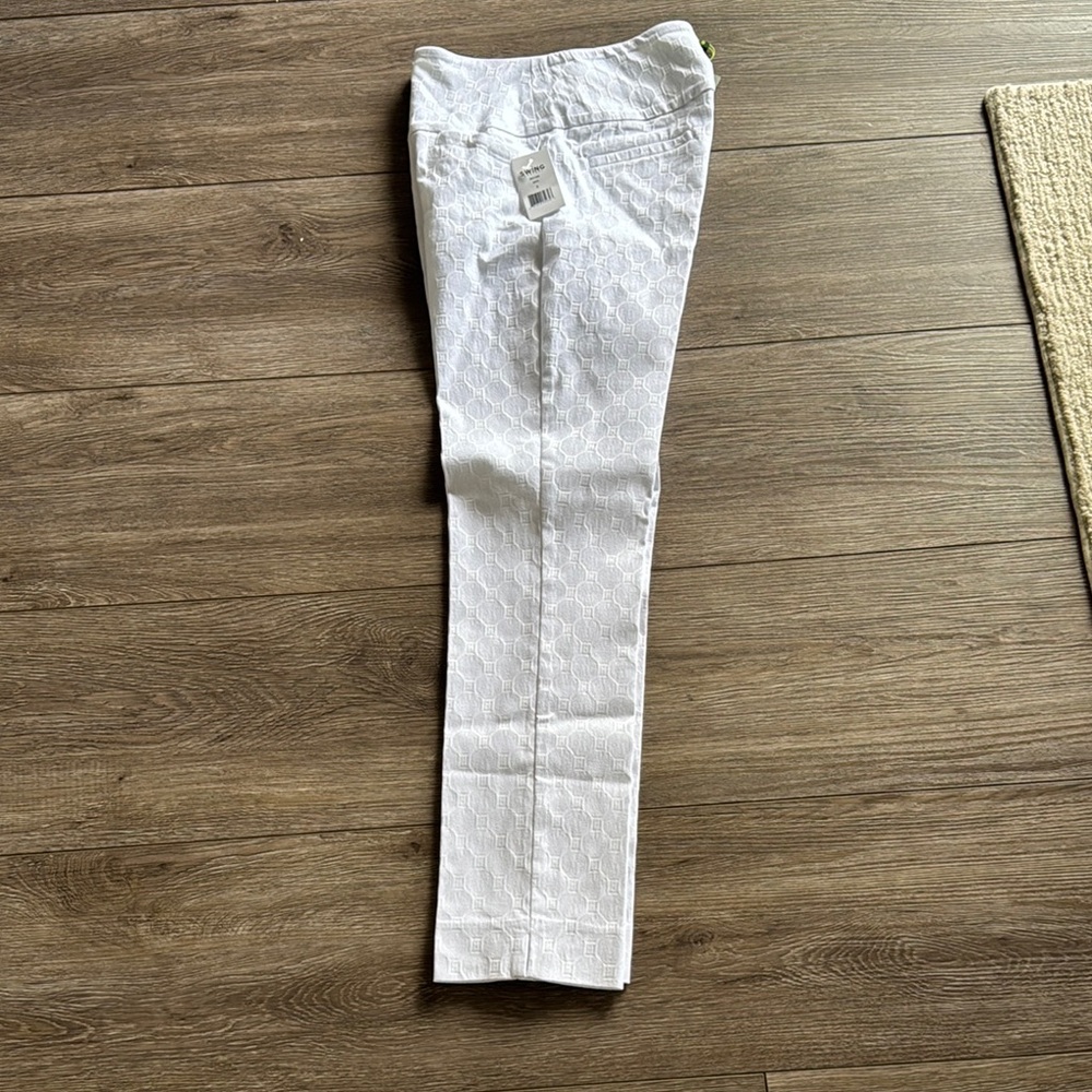 Women's White Straight Leg Pants